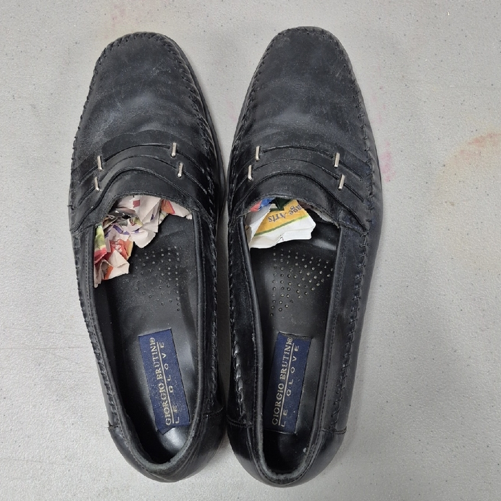 Giorgio Brutini Men's Black Loafers